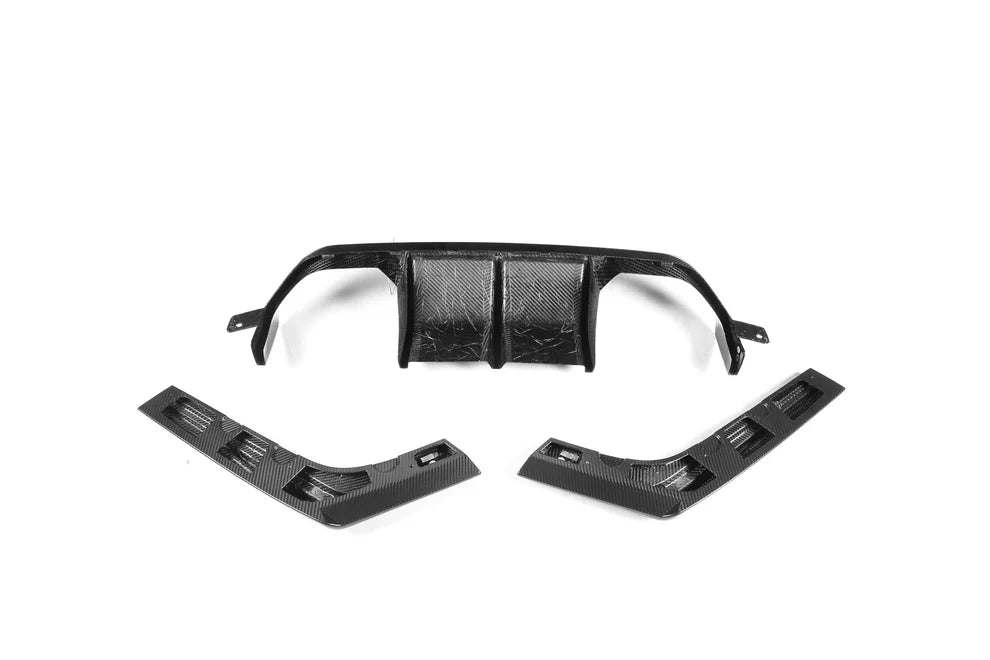 F 82 Rear Diffuser Full Length Dry Carbon Fiber V-Style Rear Diffuser - F80 M3 | F82/F83 M4 – StradaWerks