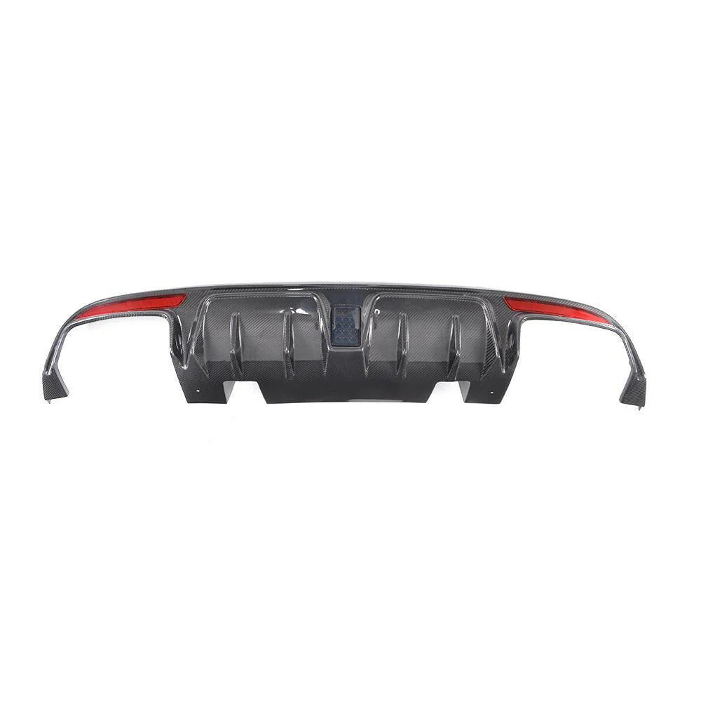 C815 Rear Tip Carbon Fiber BRS Style Rear Diffuser W/ Tips - C63 W205 (Sedan ...